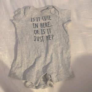 This is a cute onesie for a boy or a girl